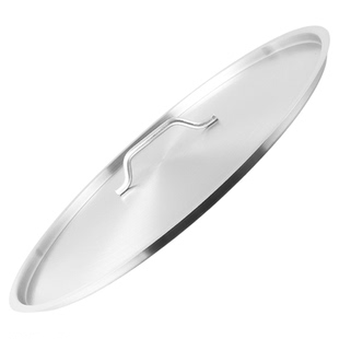 汤桶盖子304不锈钢加厚平面盖圆形盖大号盖大桶盖百搭盖通用单卖