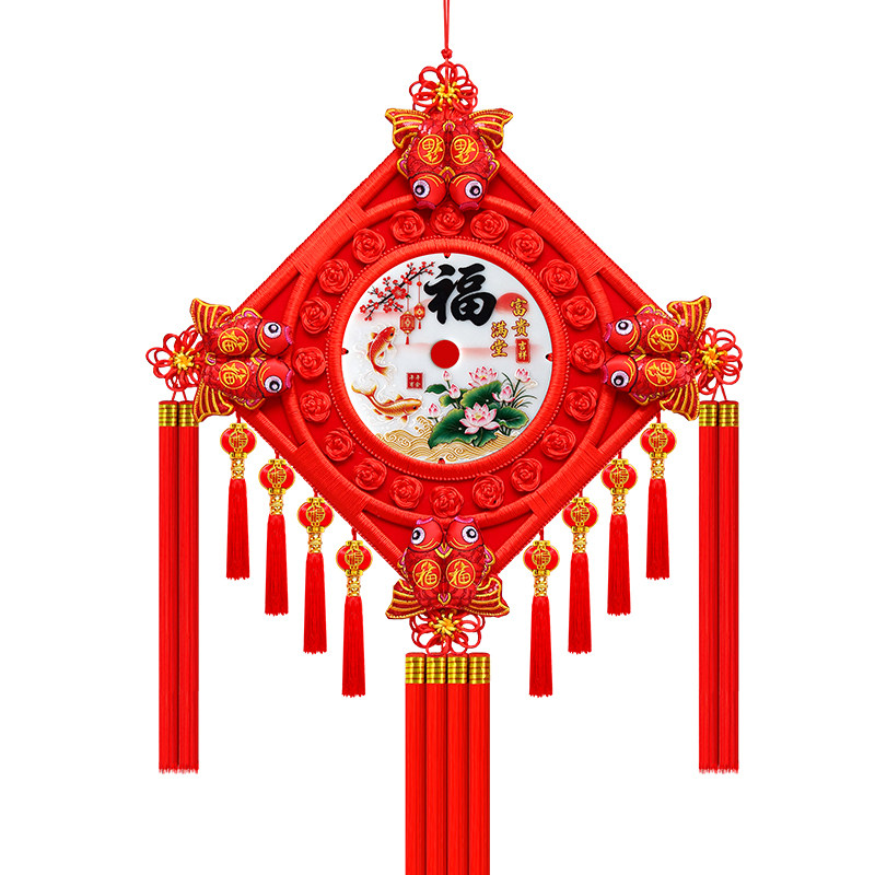 高档乔迁新居福字平安结挂件