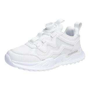 回力童鞋白色运动鞋小学生旋扭轻盈防滑耐磨男童女童小白鞋跑步鞋