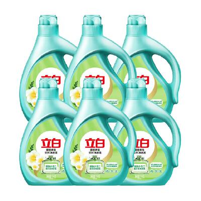 立白柔顺洗衣液高定香氛1kg×6瓶