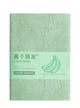 A5褶皱皮面笔记本子高颜值日记本