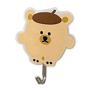 挂钩可爱创意强力承重粘胶橱柜厨房勺子铲子粘钩卫生间免打孔粘贴