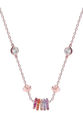 楚噢CHUO纯银S925彩虹项链气质