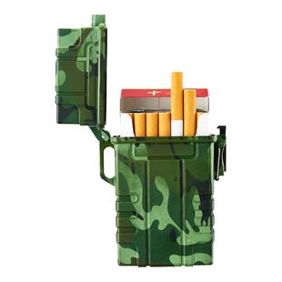 【祝融火具】户外防水烟盒 20支 创意烟盒带usb 充电口创意打火机