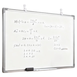 齐富挂墙式白板免打孔写字板画板儿童磁吸小白板可擦白板家用教学办公可移除黑板墙贴看板记事板商用磁力