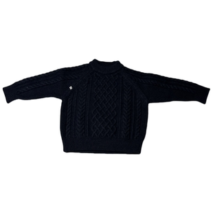 儿童纯色麻花毛线衣冬季新品韩系男女童圆领加厚针织上衣套头毛衣