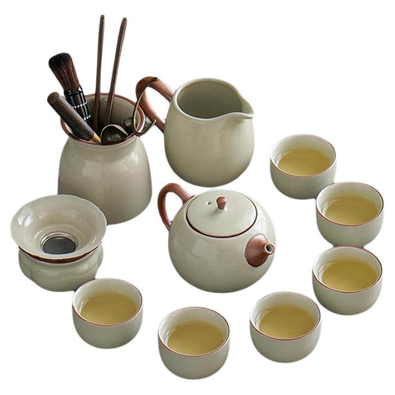汝窑功夫茶具套装新款家用