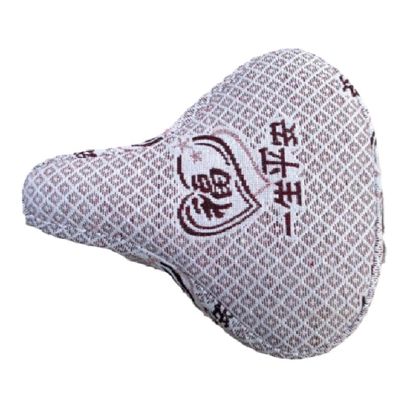 四季通用布艺毛绒加棉自行车座套