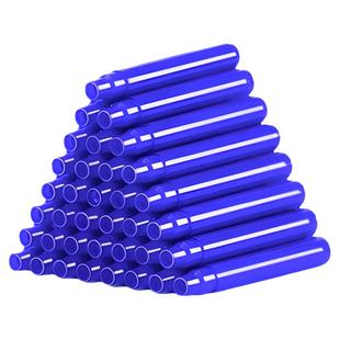 热敏可擦钢笔墨囊小口径2.6mm晶蓝50支小学生专用标准可替换复写练字通用摩易擦黑色墨水胆芯橡皮可擦无痕迹