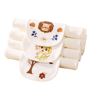 儿童全棉吸汗巾隔汗巾纯棉a类婴儿汉巾小孩幼儿园宝宝大号垫背巾