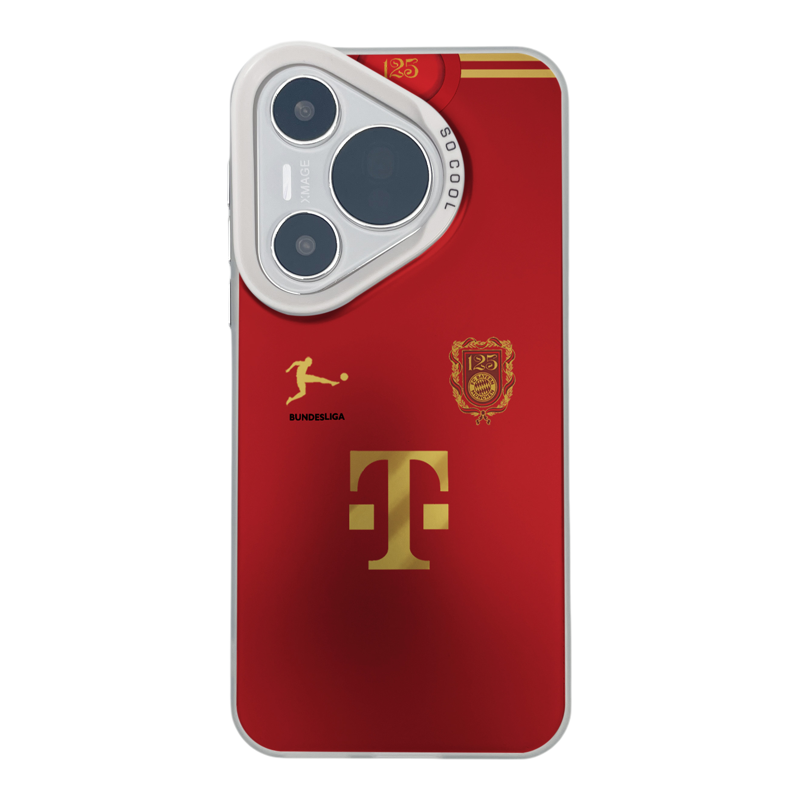 拜仁125周年球衣适用于华为pura80ultra手机壳mate70proplus/+磁吸60rs足球50pro新款p4