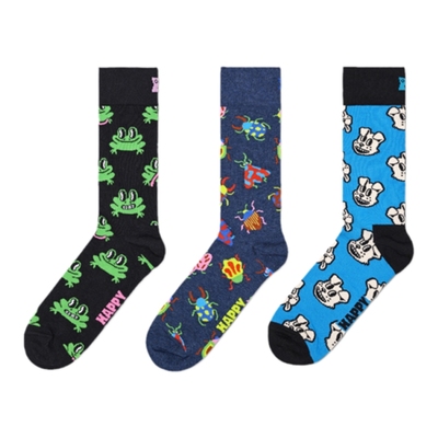 Happy Socks【亲子款】快乐青蛙卡通袜子休闲时尚潮袜