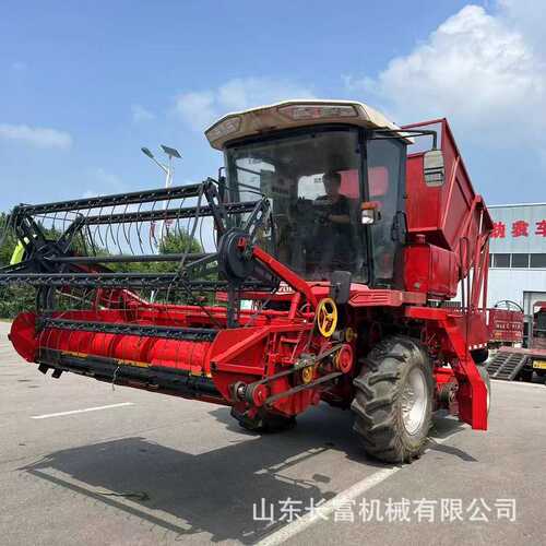 小麦玉米联合收割机 全新青储机 多功能农用收割机大型秸秆青贮机
