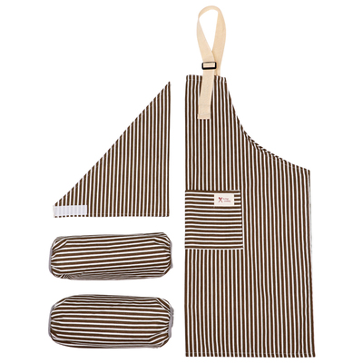 棉布时尚简约防油防污套装围裙