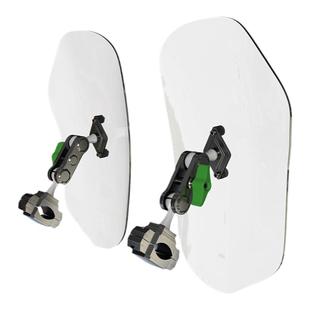 适用摩托车黑旗无极CU525保险杠护膝挡风奔达通用腿部膝盖挡泥板