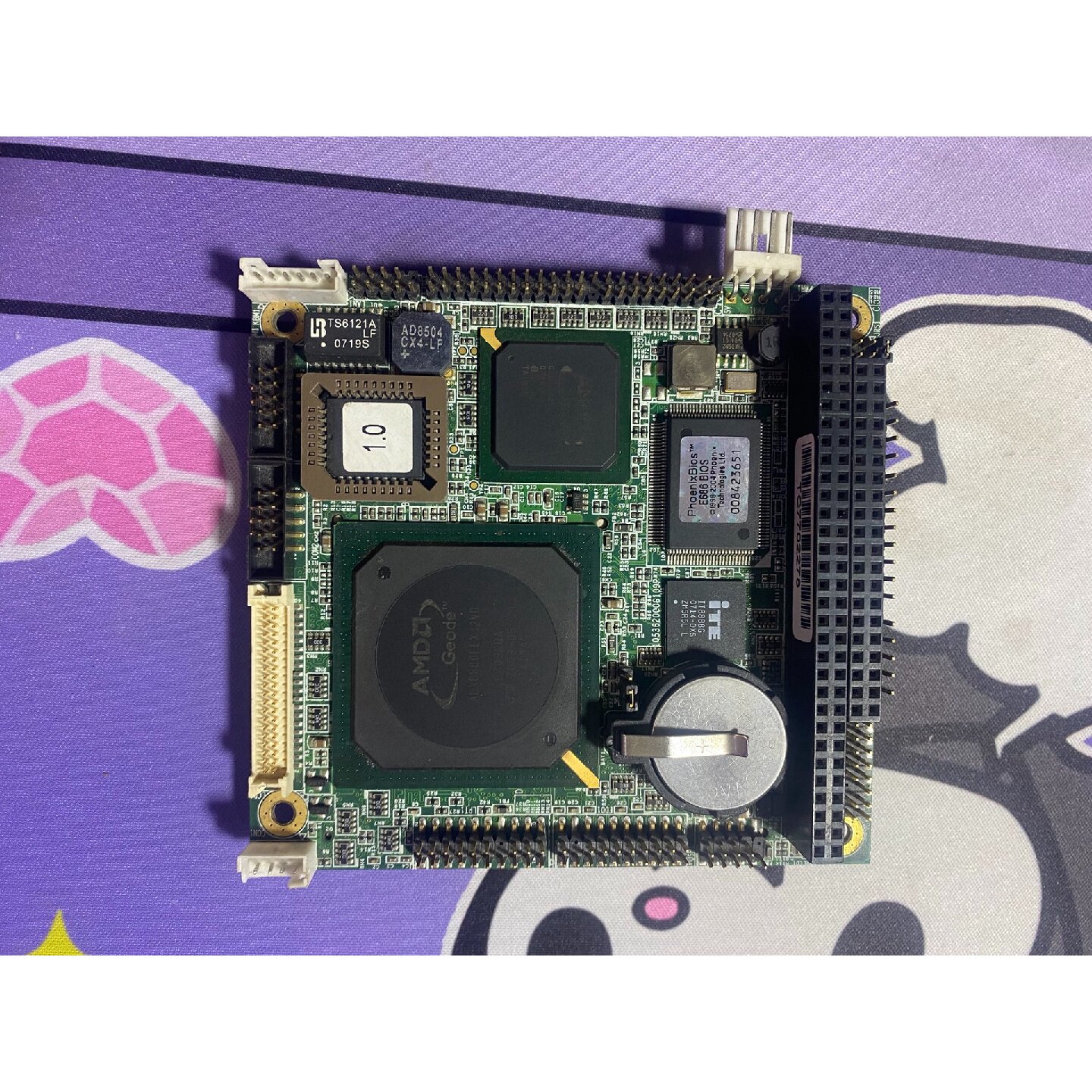 【议价-可维修】PC104接口主板 ，如下，芯片散热被我扣掉了，不
