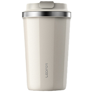 LEIDFOR 雷德夫保温咖啡杯便携不锈钢大容量水杯简约学生随行杯子