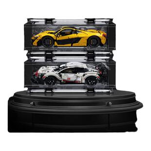 KGBOX乐高42172光梭款透明列迈凯伦P1跑车亚克力展示盒赛车防尘罩