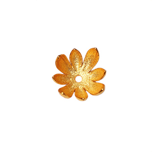 925纯银花瓣花托手串隔珠配饰点缀吊坠配件DIY装饰手链项链配件