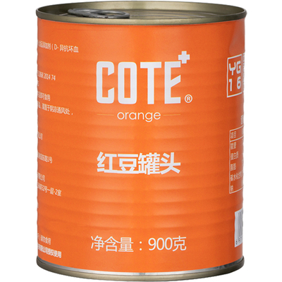 cote又乐红豆罐头900克
