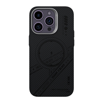 蓝猩适用苹果15系列芳纶纤维壳