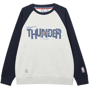 杰克琼斯NBA联名2026年秋季潮流男装卫衣宽松圆领长袖时尚上衣潮