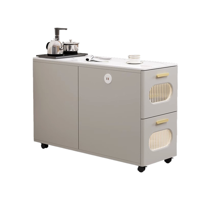 轻奢沙发边柜侧边柜家用客厅岩板小茶几简约现代角几可移动小边几