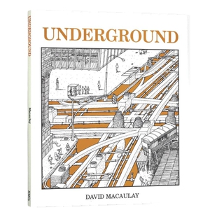 英文原版 Underground 地下世界 凯迪克奖作者大卫麦考利 古建筑图册 STEM 科普绘本图画故事书 David Macaulay 英文版儿童图书