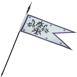 三木君 Fate黑贞德cso道具服 武器旗子矛cosplay白贞德