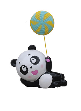 新年吉祥物卡通虎年摆件商场售楼部美陈小品装饰玻璃钢生肖雕塑