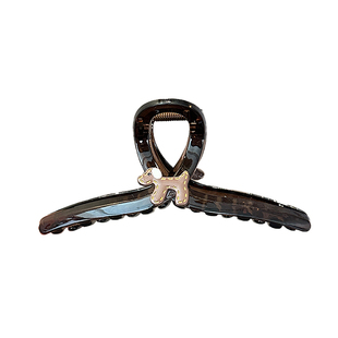 赵今麦同款小狗头发抓夹女高级感2025新款大号鲨鱼夹后脑勺发夹子