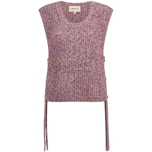 宝姿PORTSPURE女装冬季慵懒感 舒适针织背心