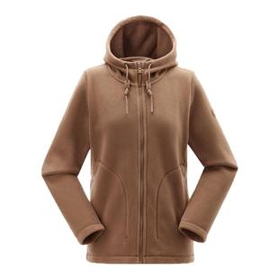 LAFUMA乐飞叶户外秋冬保暖连帽抓绒衣女士休闲时尚宽松外套