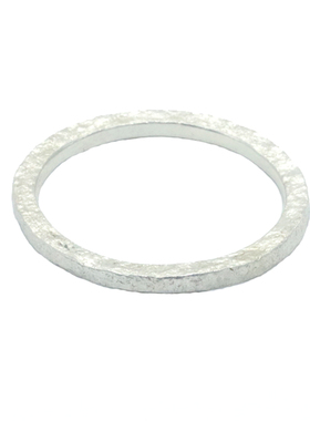 造物派石锤纹戒指纯银古法手工