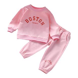 女童春装网红套装春秋款宝宝纯棉卫衣长裤小童长袖休闲运动两件套