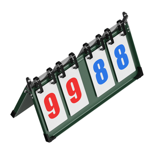 篮球记分牌可翻足球羽毛球兵兵球比赛计分牌翻分牌数字台球计分板