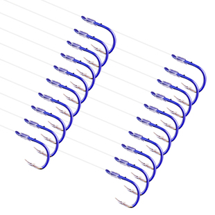 金袖鱼钩鱼线绑好鱼钩套装全套子线双钩成品组合防缠鲫鱼钩钓鱼