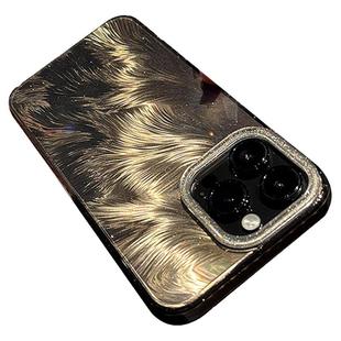 ip17闪粉羽纱适用iPhone15苹果13pro高级感情侣手机壳新款14promax简约小众轻奢超好看的12pm全包防摔套16por