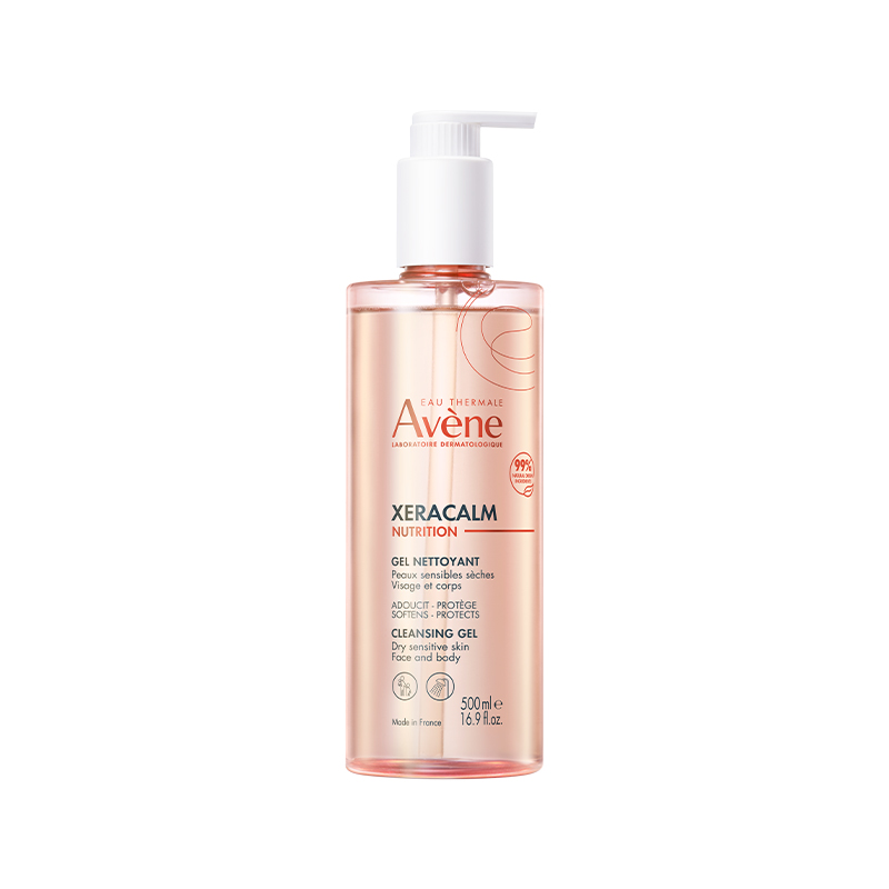 【自营】Avene/雅漾三重保湿沐浴露舒缓滋润肌肤干痒清洁500ml