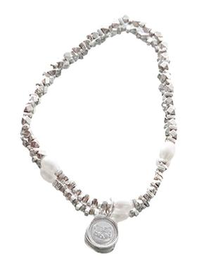 s925银简约珍珠碎银子手链