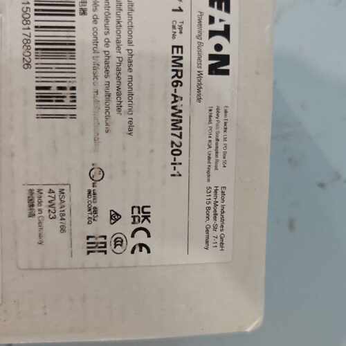 议价伊顿EMR6-AWM720-I-1监测继电器