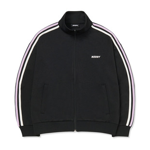 韩国代购直邮nerdy运动套装棋盘格串标秋季双杠情侣同款运动服