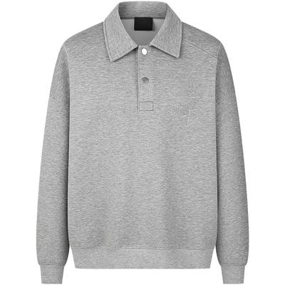 CHINISM赤尘空气层POLO领卫衣男