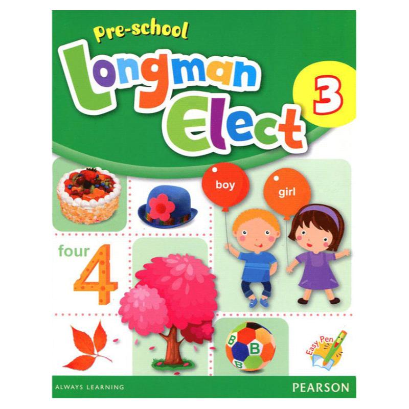 培生朗文幼儿教材3 学生用书 Pre-school Longman Elect 3 Talking 点读版 小班 可搭配培生易学笔 点读笔 正版原著进口英语书籍