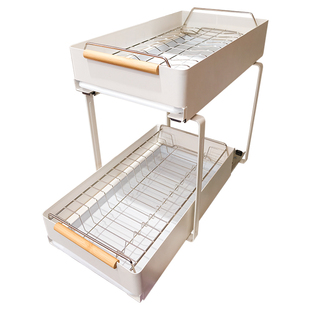 碗架厨房置物架放碗橱柜沥水碗盘架台面碗柜小型家用抽屉收纳盒