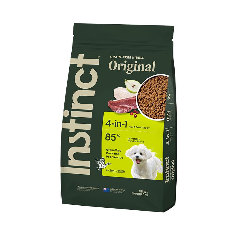 [重磅新品]Instinct天然百利狗粮无谷鸭肉梨小型犬粮1.8kg/4.5kg