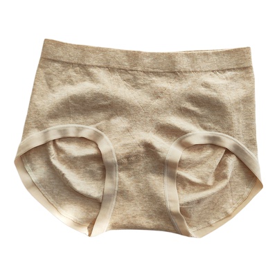 柔软无缝包臀亲肤彩纱中腰内裤