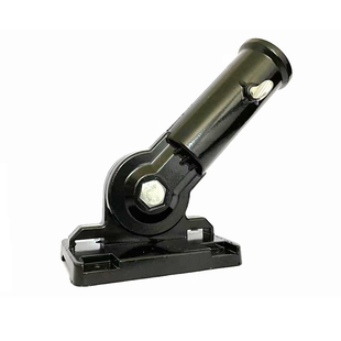 旗杆固定夹斜插旗底座 墙面灯杆旗座 可调节户外旗杆座 伸缩旗杆