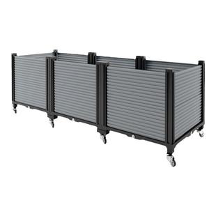 带轮子可移动种菜专用箱种植箱阳台种菜盆花箱长方形花盆家用顶楼