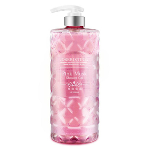 彩丰行粉红麝香沐浴露女持久留香滋润保湿去鸡皮香氛沐浴乳液进口